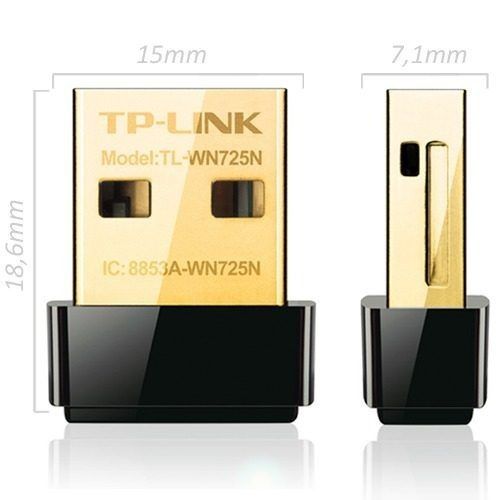 Adaptador Wireless USB Nano 150Mbps TL-WN725N - Tp-link Adaptador Wireless USB Nano 150Mbps TL-WN725N - Tp-link