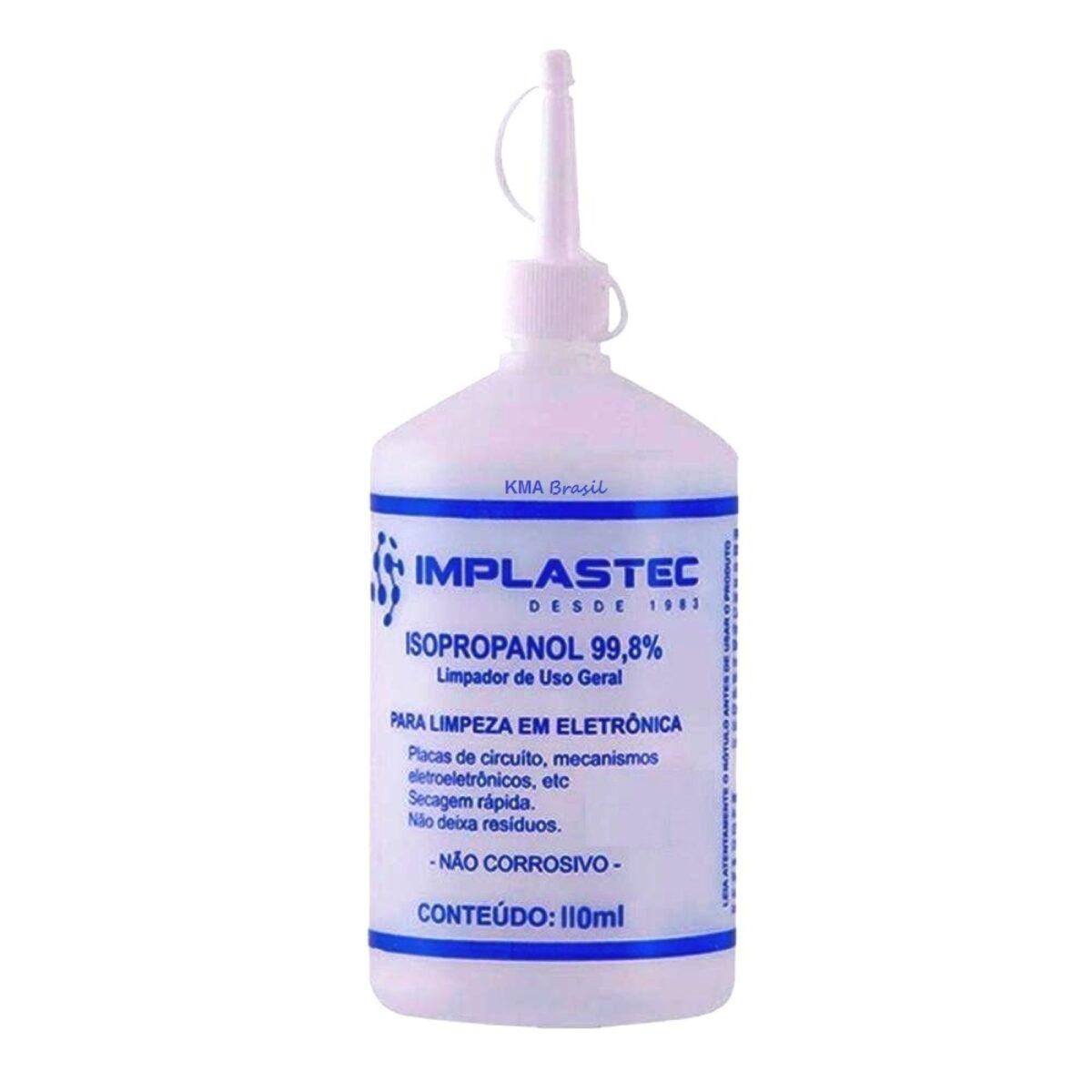 Álcool Isopropanol 110ML Não Corrosivo - Implastec