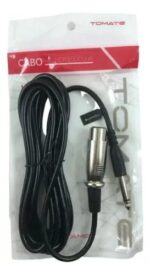 CABO MICROFONE P10 PARA CANON XLR FEMEA 5 METROS TOMATE MCB015 - Imagem 3