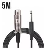CABO MICROFONE P10 PARA CANON XLR FEMEA 5 METROS TOMATE MCB015 - Imagem 4