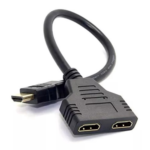 Cabo Adaptador Duplicador Hdmi 1X2 Tomate Mtv621 - Imagem 2