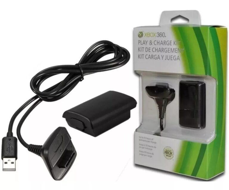 Cabo Carregador com Bateria para Xbox 360 98000mAh