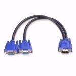 Cabo Divisor Splitter Vga 2 Saídas Simultâneas Monitor
