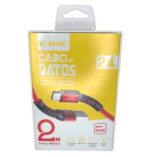Cabo Usb para Micro Usb -V8-2 metros - Bmax Bm8622 - Imagem 2