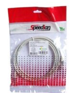 Cabo de Rede Patch Cord Cat5e RJ45M/RJ45M Speedlan 2 metros Cinza - Imagem 3