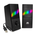 Caixa De Som Gamer Para PC e Notebook -Led RGB Knup KP-RO818