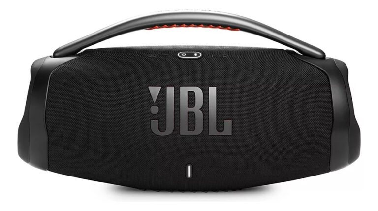 Caixa de Som Boombox 3 JBL Bluetooth com Graves Poderosos -Preta