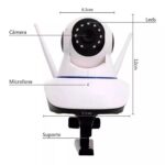 Câmera IP Robô com 3 Antenas Kapbom S069 - Interna - Wi-Fi - Imagem 4