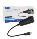 Conversor USB Type-C para Rede Ethernet RJ45 KP-T87 - Knup