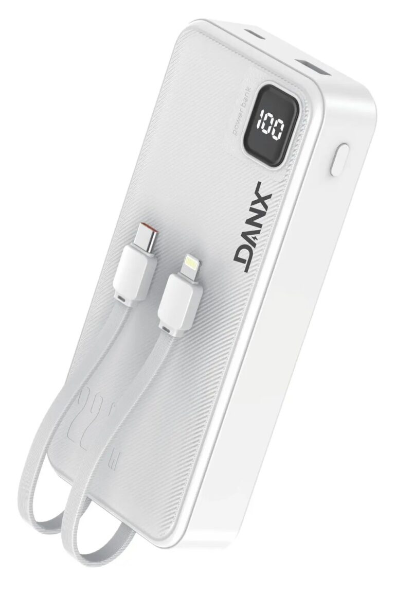 Carregador Turbo Portátil Danx Db22 Power Bank 20000mAh com Display Digital