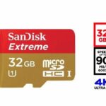 Cartão 32gb Memoria MicroSd 4k Sandisk Classe 10 Extreme