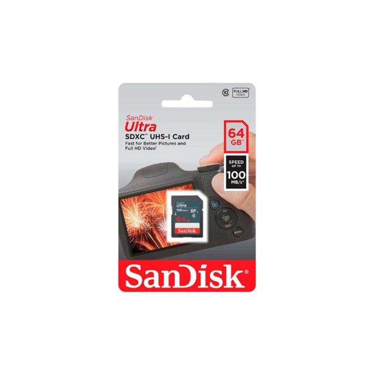 Cartão 64gb Memoria Sd Sdhc Extreme 4k Sandisk