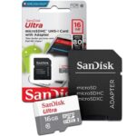 Cartão de Memória Micro SD 16GB Ultra Classe10 80 Mb/s - Sandisk - Imagem 2
