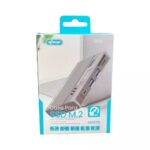 Case para SSD M.2 NVMe com LED - Conexão USB 3.0 e USB Type-C