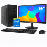 Computador Completo Intel Core i5 - 8Gb Ram - SSD 240Gb - Monitor 19