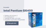 Computador Completo Intel Pentium G6400 - 8Gb Ram - SSD 240Gb - Monitor 19 - Imagem 2