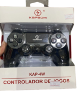 Controle Para Video Game Compativel P4 Sem Fio Kap-4w - Kapbom - Imagem 2