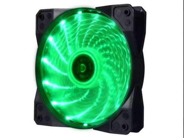 Fan bf-23g led verde 120mm bluecase