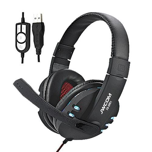 Fone Headset Gamer Usb Com Luz Led Jwcom Fo-0991 Fone Headset Gamer Usb Com Luz Led Jwcom Fo-0991