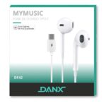 Fone Intra-Auricular Danx DF42 - Conforto e Clareza no Som Tipo C - Imagem 2