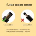 Fonte para Notebook Dell - Alta Durabilidade e Confiabilidade - Imagem 3