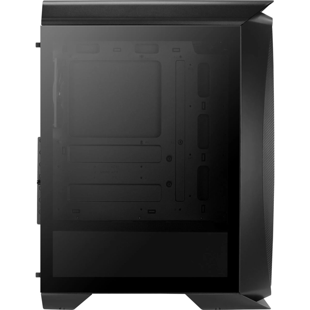 Gabinete Gamer Aerocool Aero One Preto Lateral Vidro - Imagem 3