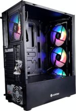 Gabinete Gamer Hayom GB1749 - 4 Fans RGB, Lateral e Frontal em Vidro Temperado, Preto - Imagem 4