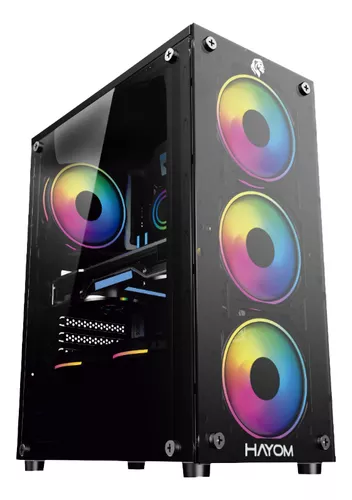 Gabinete Gamer Hayom GB1749 - 4 Fans RGB