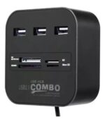 HUB USB 3 em 1 Knup KP-HB T58 - Portas USB e Leitor de Cartão em Um Só Dispositivo - Imagem 3