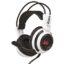 Headset Gamer Fone P2 Usb 7.1 Virtual Branco Kp-400 Knup