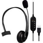 Headset Office FK731A USB Preto Fortrek  Conforto e Qualidade - Imagem 2