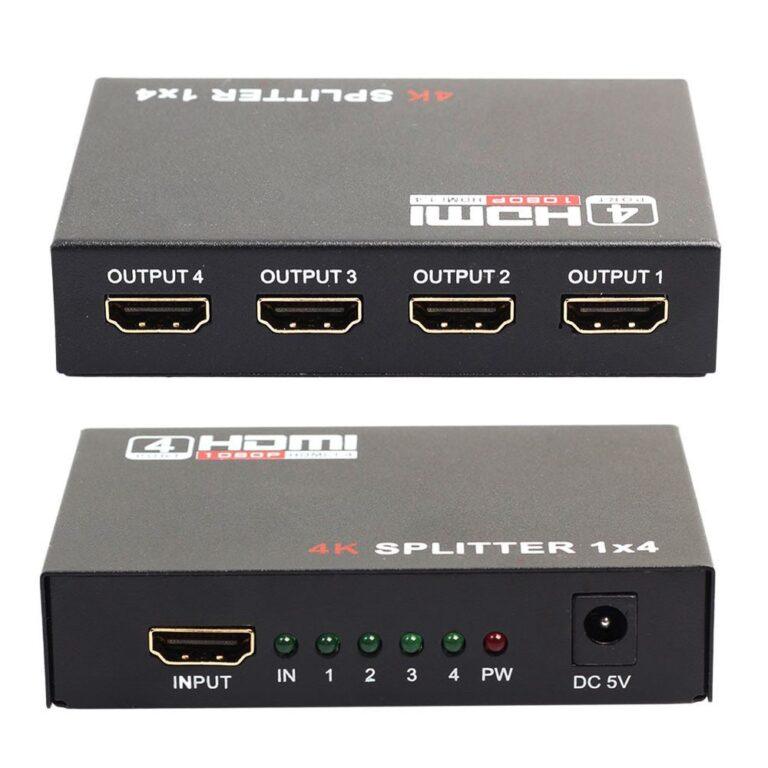 Hub Divisor Splitter Hdmi 1x4 saidas Ativo 1080p 4k 3d Cftv Dvr Full