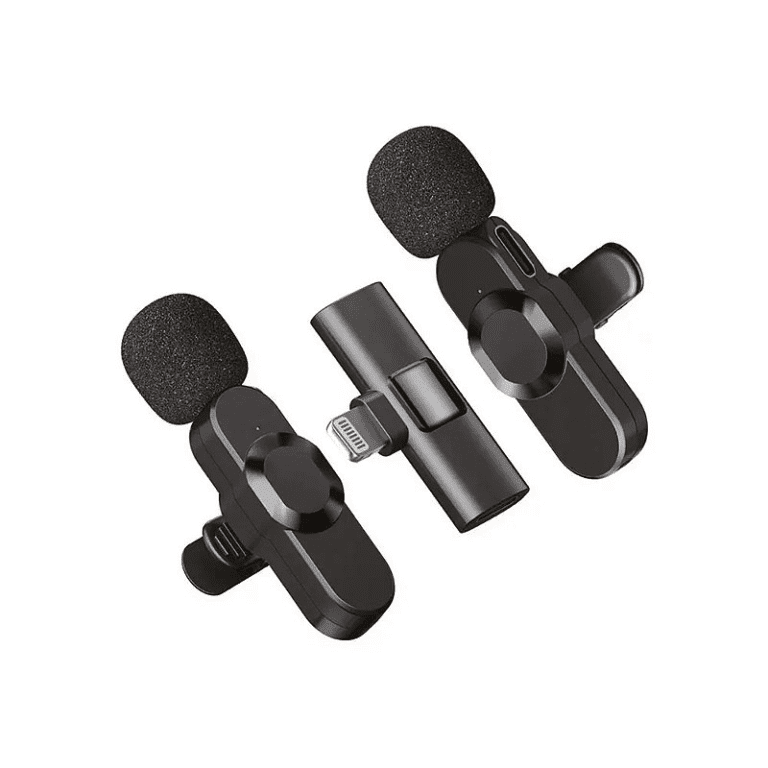 Kit 2 Microfones Lapela Wireless Ios Iphone Onistek Onmc812