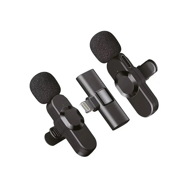 Kit 2 Microfones Lapela Wireless Ios Iphone Onistek Onmc812 Kit 2 Microfones Lapela Wireless Ios Iphone Onistek Onmc812