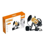 Kit Microfone Lelong Le-914 Condensador Braço Articulado - Imagem 2