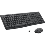 Kit Teclado e Mouse Logitech MK295 Silent - Digitação Silenciosa e Conforto para Longas Sessões