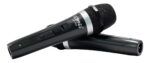 Kit com 2 Microfones Com fio Profissionais Lelong LE-904 - Preto - Imagem 2