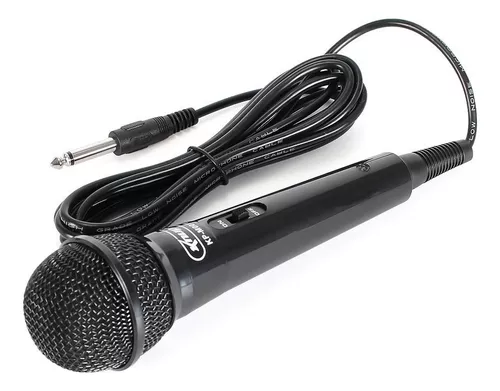 Microfone com Fio Knup KP-M0011 com Adaptador P2 Microfone com Fio Knup KP-M0011 com Adaptador P2