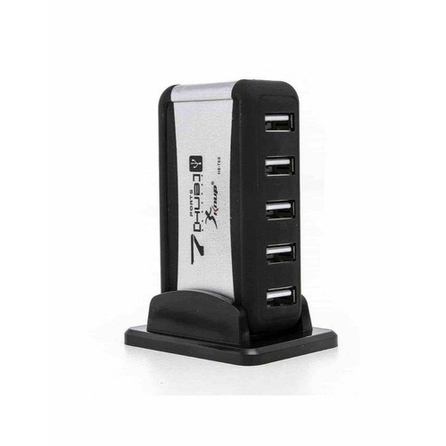 Mini HUB USB 2.0 7 Portas HB-T68 480Mbps - Knup Mini HUB USB 2.0 7 Portas HB-T68 480Mbps - Knup
