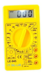 Multímetro Digital It-blue C/cabos Le-945 - Imagem 2