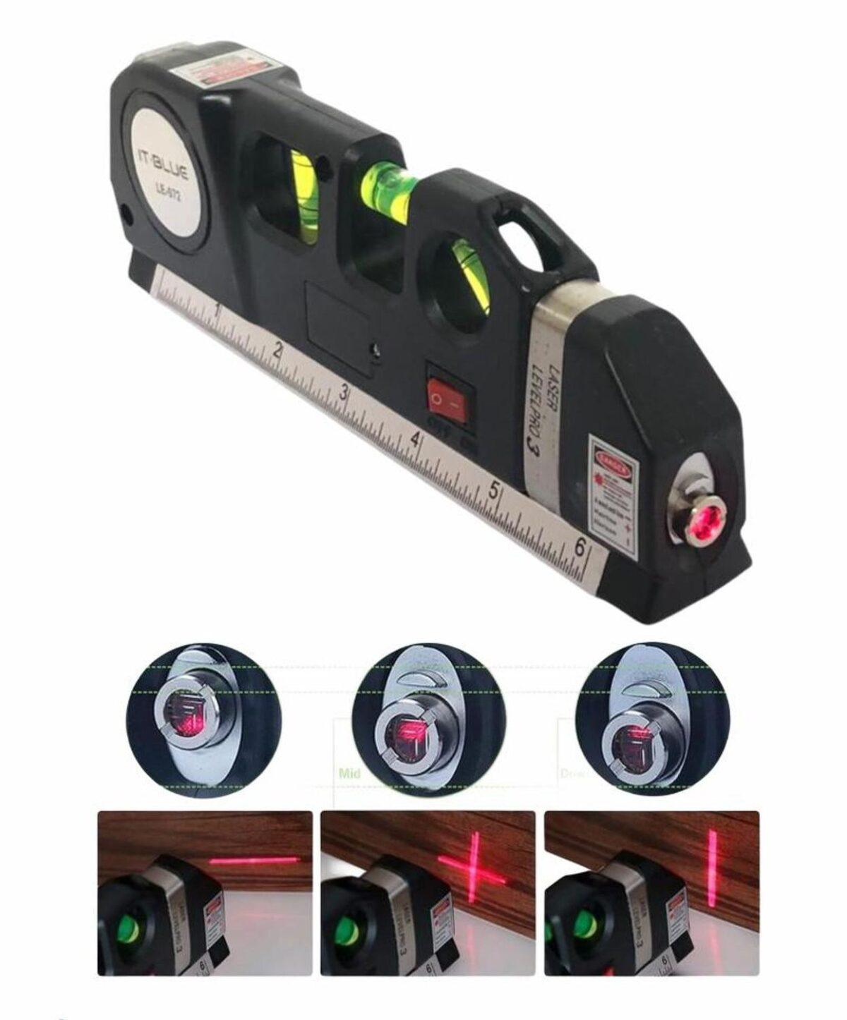 Nível a Laser Level Pro 3 -Trena - It Blue