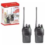 Par Rádio Comunicador Baofeng 16CH UHF 3D 666S Walkie Talkie