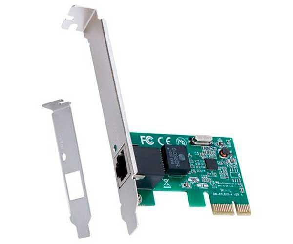 Placa De Rede 10/100/1000 Pci-e Prv1000e Com Suporte Low Profile -Vinik Placa De Rede 10/100/1000 Pci-e Prv1000e Com Suporte Low Profile -Vinik