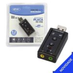 Placa De Som Usb Knup Hb-t64