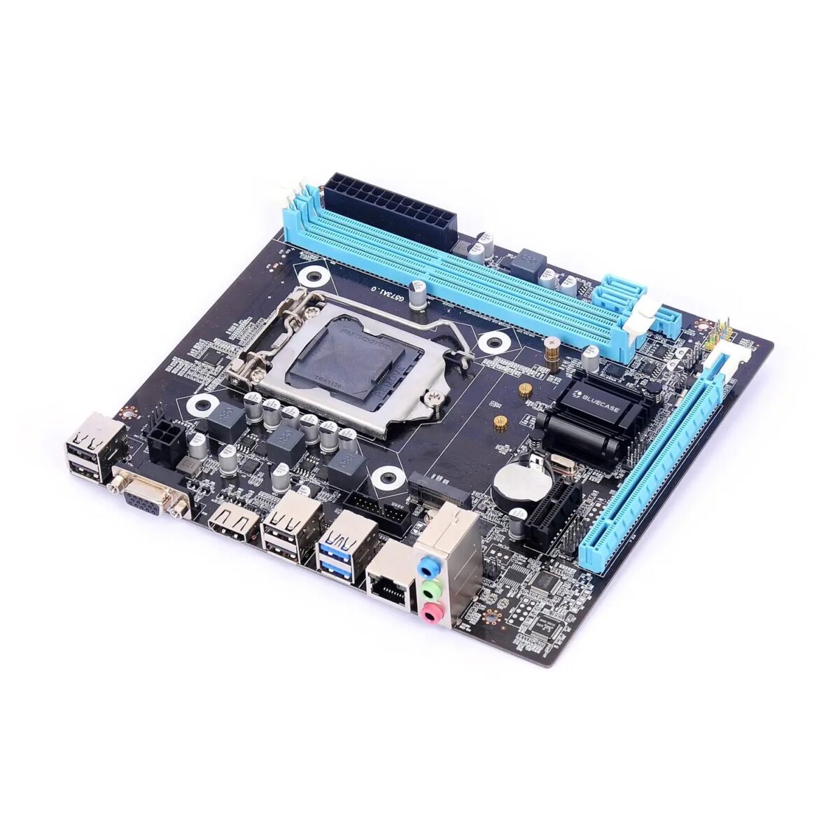 Placa Mãe 1150 H81 Rede Gigabit Bluecase HDMI VGA M.2 NVMe - BMBH81-G3HGU-M2 - Imagem 4