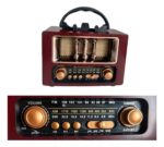 Rádio Vintage Portátil AM/FM com Bluetooth e Bateria Recarregável  110v/220v - Imagem 2