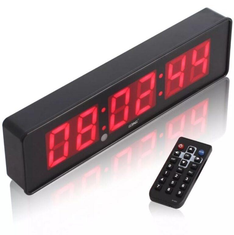 Relógio de Parede Digital LE-2113 - Lelong