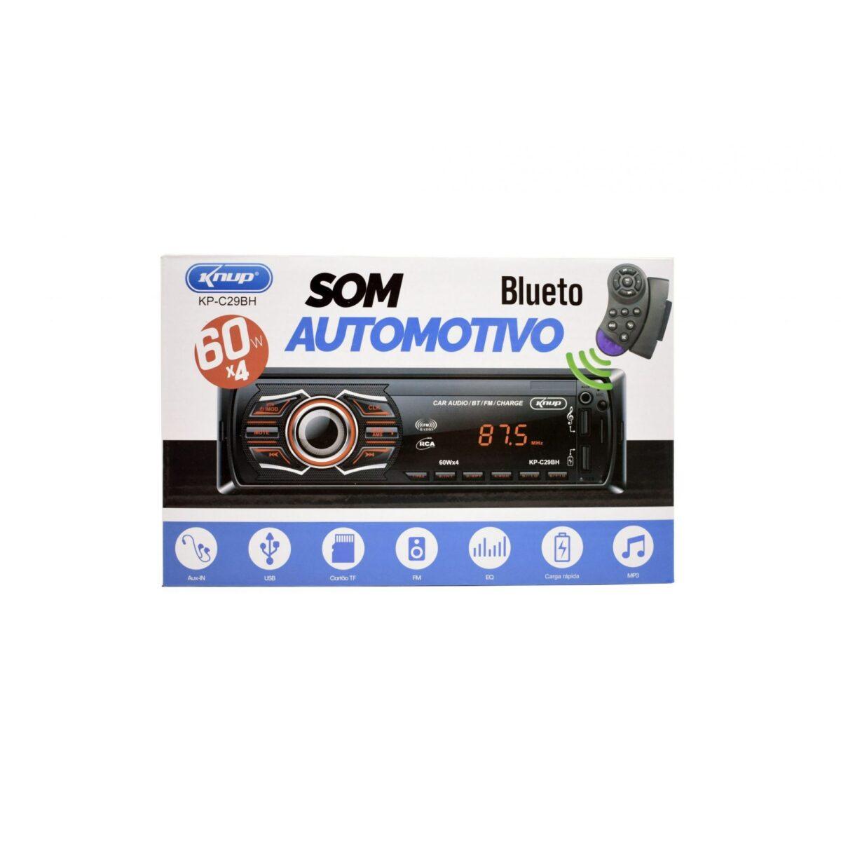Som Automotivo Com Bluetooth Kp-c29bh - Knup - Imagem 4
