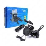 Suporte de Celular Garra com Carregador USB Para Moto - Imagem 2