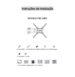 Suporte de TV Ferro Reclinável 14 a 55 Pol FBG 3403 - Imagem 3